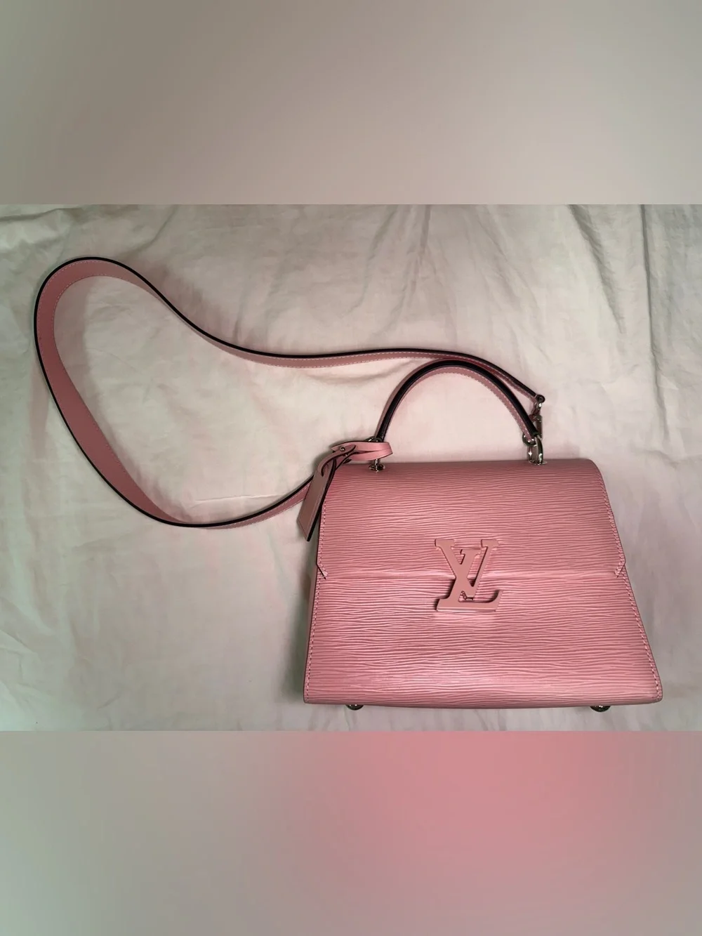 Louis Vuitton Grenelle PM in Rose Ballerine Epi Leather